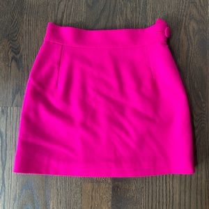 The Attico Pink Wool Miniskirt